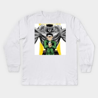 yusuke urameshi and toguro in spirit case Kids Long Sleeve T-Shirt